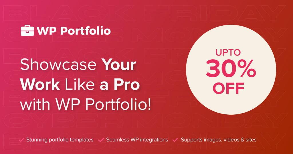 WP Portfolio-BFCM-Sale